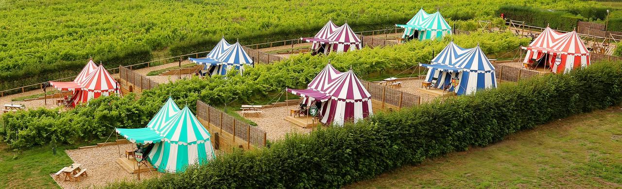 Leeds Castle Knights Glamping Hotel ภายนอก รูปภาพ